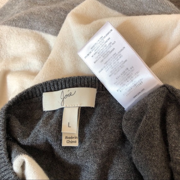 JOIE Striped Lightweight Crew Neck Sweater - Picture 5 of 5